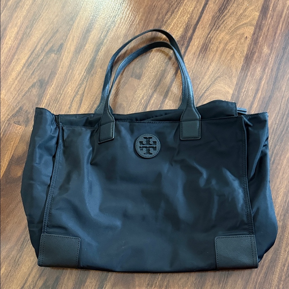 Tory Burch Black Nylon Shoulder Bag